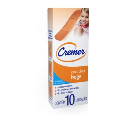 cremer curita beige x 10 unidades