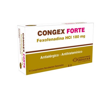 CONGEX FORTE 180MG CO-RAN CAJA X 10