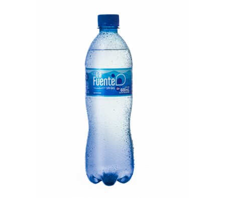 AGUA LA FUENTE  SIN GAS 600 ML. X 6