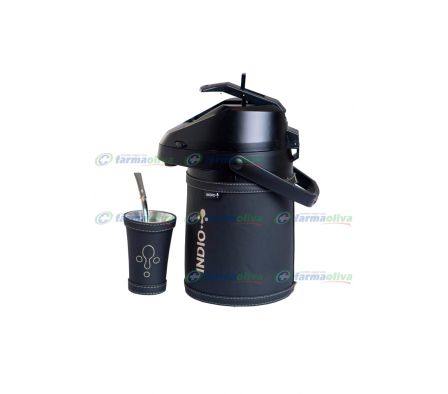 INDIO TERMO ACERO INOX 2.5 SIMIL + GUAMPA SIN BOMBILLA