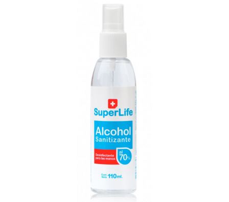 SUPERLIFE ALCOHOL SANITIZANTE   X 110 ML