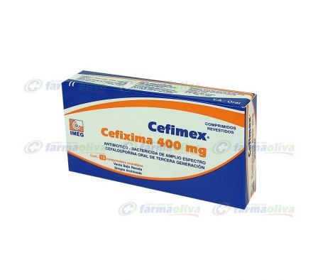 CEFIMEX 400MG COMP. CAJA X 10