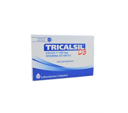 TRICALSIL D3 500MG COMP. CAJA X 30