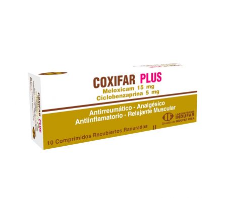 COXIFAR PLUS 15MG COMP. CAJA X 10
