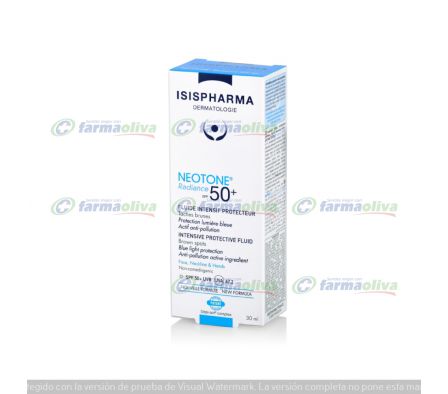 Neotone radiance spf 50+ pomo x 30ml.