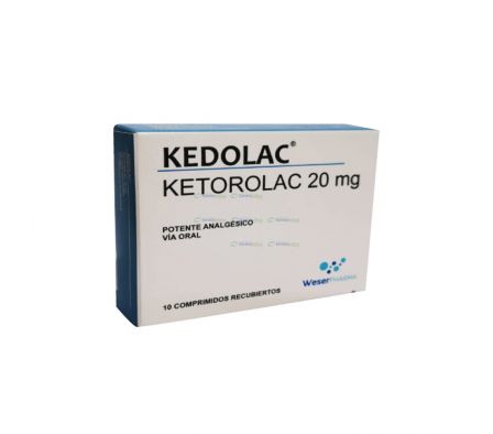 KEDOLAC CAJA X 10 COMPRIMIDOS