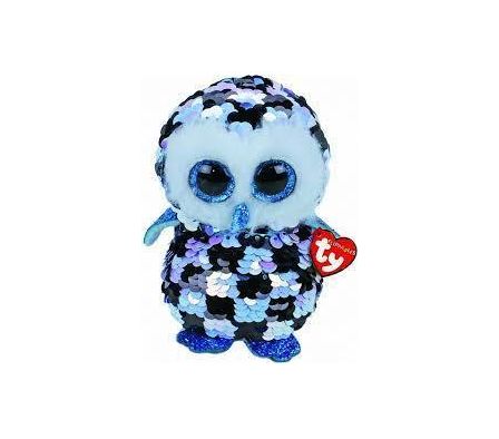 TY FLIPPABLES TOPPER BUHO AZUL