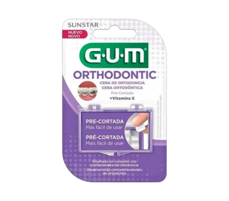GUM CERA - CERA DE ORTODONCIA X 5 UNIDADES.