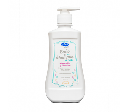 DESINGEL SHAMPOO BABY  MANZANILLA Y GLICERINA 300 ML