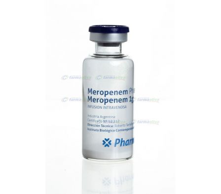 MEROPENEM 1000MG CAJA X 1 AMPOLLA 30ML.(BIOETHIC)