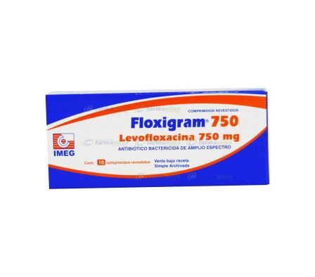 FLOXIGRAM 750MG T-REC CAJA X 10
