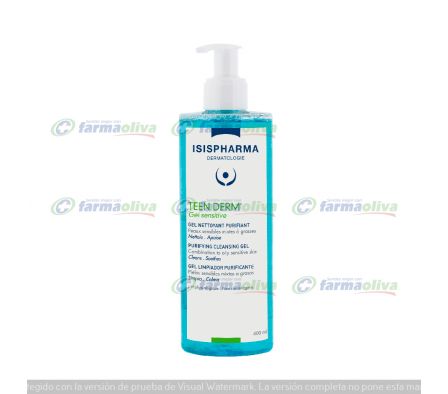 Teen derm sensitive limpiador purificante x 400ml
