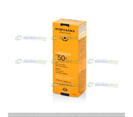 Uvevlock spf 50+ leche pomo x 100ml.
