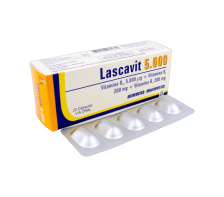 LASCAVIT 5000MG CAPS CAJA X 20