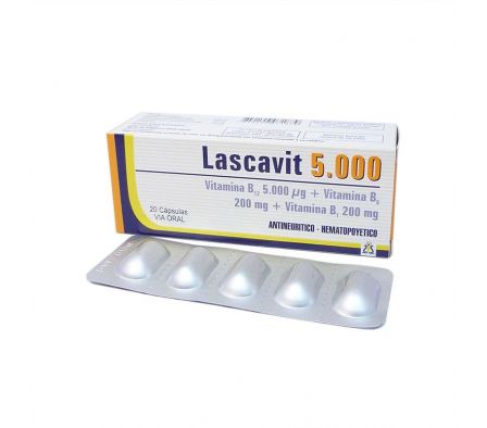LASCAVIT 5000MG CAPS CAJA X 20
