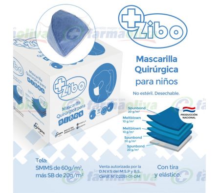 TAPA BOCA INFANTIL X UNIDAD ZIBO