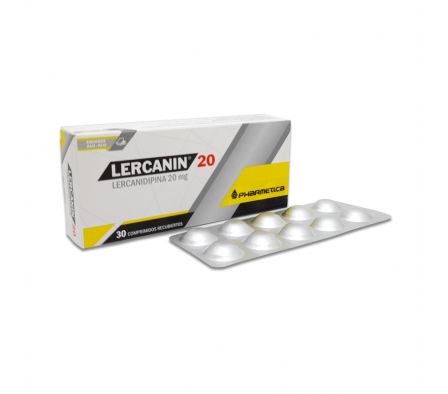 LERCANIN 20 MG CAJA X 30 COMP.