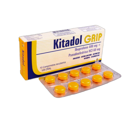 KITADOL GRIP CAJA X 10 COMPRIMIDOS REC.