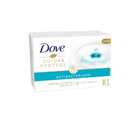DOVE JABON ANTIBACTERIAL CUIDA Y PROTEGE  90 GR