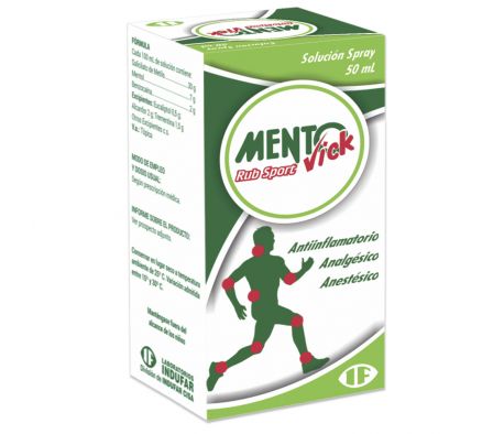 MENTOVICK RUB SOLUCION SPRAY 50 ML