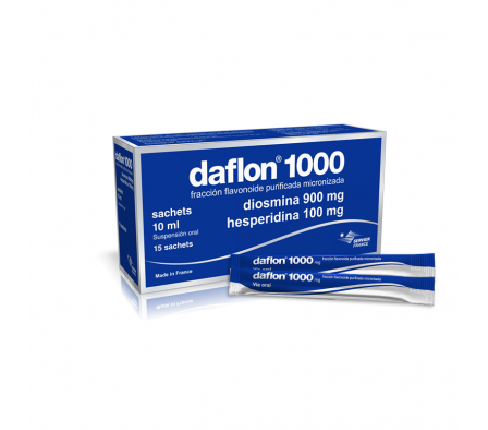 DAFLON 1000 MG X 18 SACHETS X 10 ML