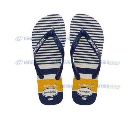 HAVAIANAS TOP NAUTICAL BLANCO/MARINO/AM 37/8