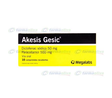 AKESIS GESIC CAJA  X10 COMPRIMIDOS