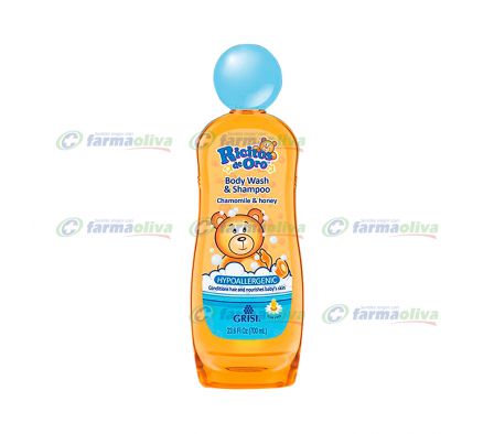 RICITOS DE ORO BABY MANZANILLA Y MIEL JAB LIQUIDO 400ML