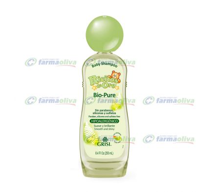RICITOS DE ORO BABY BIO PURE SHAMPOO 250 ML - SHAMPOO PARA BEBE
