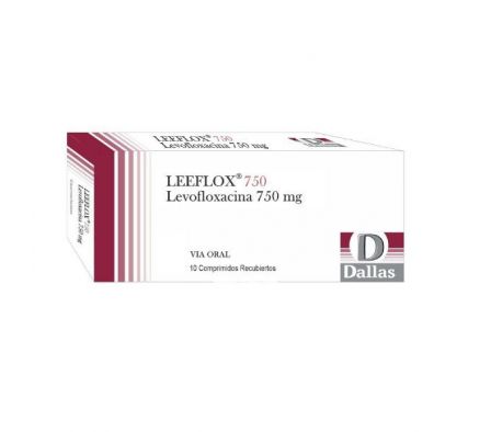 LEEFLOX 750 MG CAJA X 10 COMPRIMIDOS.