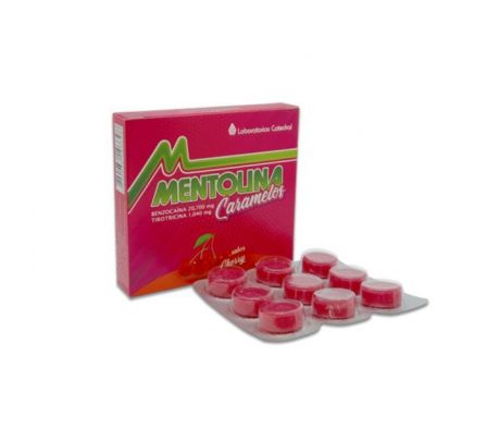 Mentolina Cherry Caja x 9 caramelos