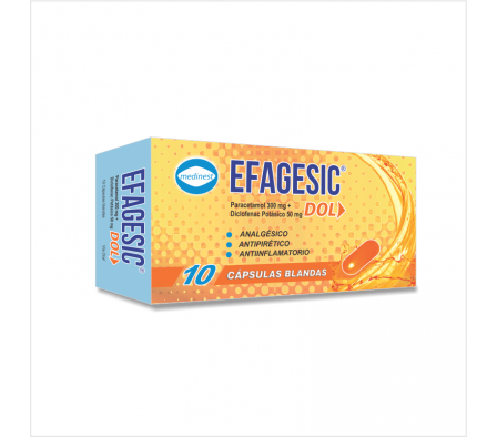 EFAGESIC DOL CAJA X 10 CAPSULAS