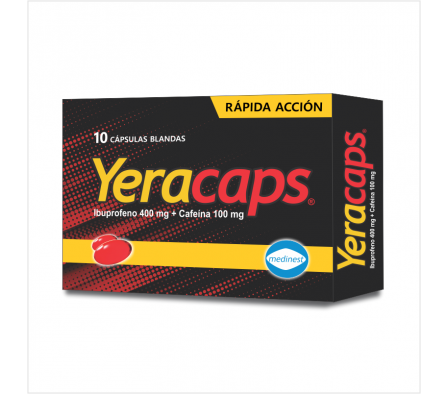 YERACAPS CAJA X 10 CAPSULAS.