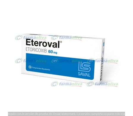 ETEROVAL 60 MG CAJA X 14 COMPRIMIDOS.