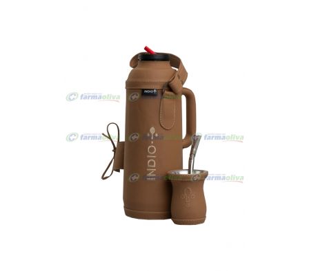 INDIO TERMO MATE TERMOLAR  + BOMBILLA