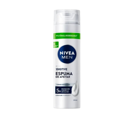NIVEA FM ESPUMA SENSIT. PAFEITAR 200ML