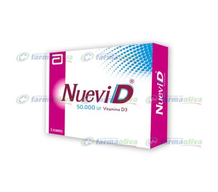 NUEVI D 50.000 UI VITAMINA D3 X  2 SOBRES