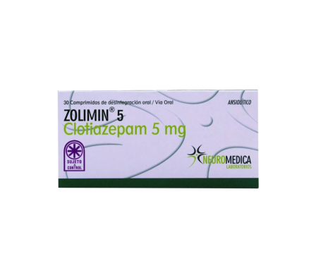 ZOLIMIN ODT 5 MG CAJA X 30 COMP.