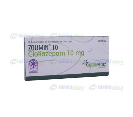 ZOLIMIN ODT 10 MG CAJA X 30 COMP.