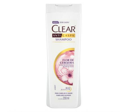 CLEAR SHAMPOO ANTICASPA FLOR DE 	CEREZA X 200ML