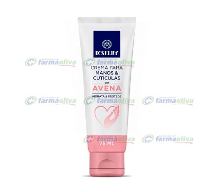 DR. SELBY CREMA P/ MANOS Y CUTICULAS CON AVENA 75 ML