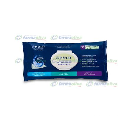 DR. SELBY TOALLITAS HUMEDAS P/ ADULTOS 50UNID