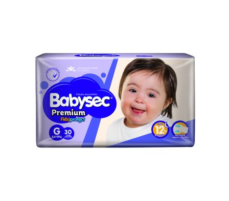 BABYSEC PAÑAL PREMIUM  GRANDE X30 UNIDADES