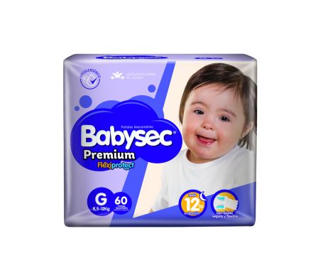 BABYSEC PAÑAL PREMIUM GRANDE X60 UNIDADES