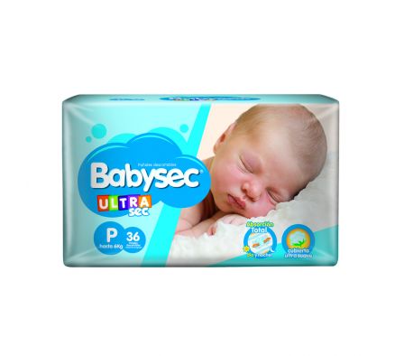 BABYSEC PAÑAL PEQUEÑO X36 UNIDADES