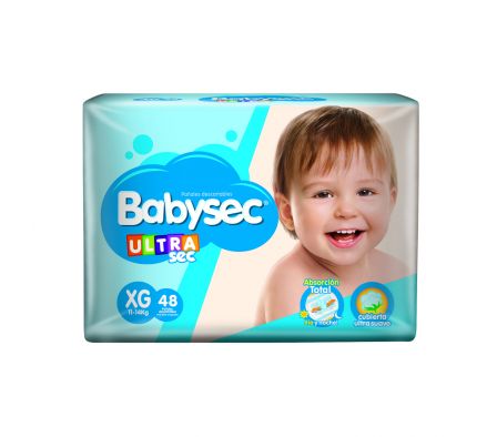 BABYSEC PAÑAL ULTRA XG X48 UNIDADES