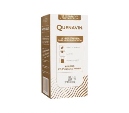 QUENAVIN KIT(30 CAPS.SHAMPOO Y ACONDICIONADOR)
