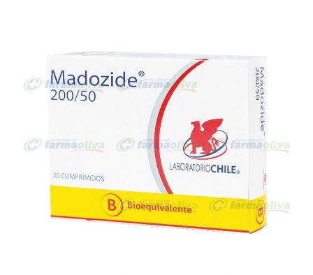 MADOZIDE 200/50 MG CAJA X30 COMP.