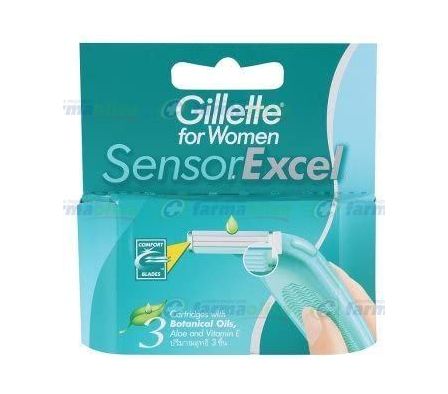 GILLETTE SENSOR EXCELL MUJER REP. X 3 UN