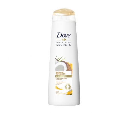 DOVE SHAMPOO RITUAL DE REPARACION COCO 12X400ML